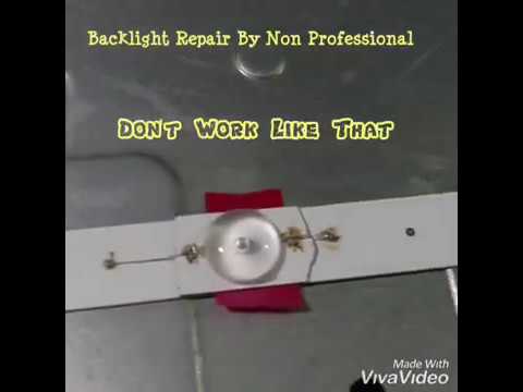 LED TV Backlight Repair Help