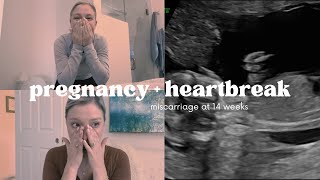 pregnancy + heartbreak ... miscarriage at 14 weeks