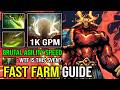 How to Fast Farm Sven with 1K GPM Max Agility Speed Butterfly + Swift Blink Hard Carry Dota 2