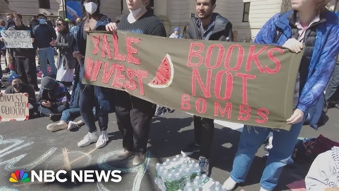 Dozens Arrested At Yale University Pro Palestinian Protest