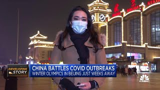 China battles Covid outbreaks as Beijing Winter Olympics loom