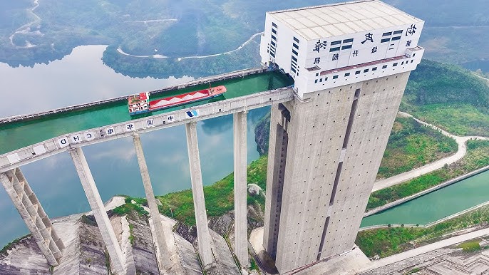 BREAKING! China Built a Ship Elevator to Cross Mountains - BYE BYE PANAMA!  - YouTube