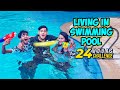       living in swimming pool for 24 hours challenge  rakib hossain
