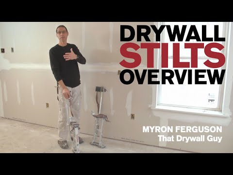 How to Use Drywall Stilts