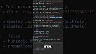 ROBLOX C TO CROUCH MODEL #robloxscripting #roblox #tutorial #robloxtutorial
