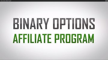 Binary Options Affiliate Program