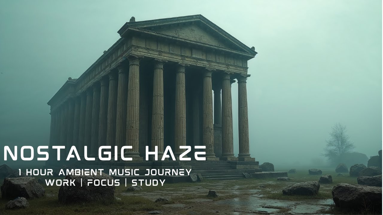 Nostalgic Haze - 1 Hour of Gentle Ambient Work Music For Focus, Study Work and Concentration