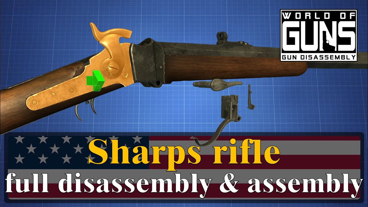 Sharps 1874 Buffalo rifle: full disassembly & assembly | World of Guns