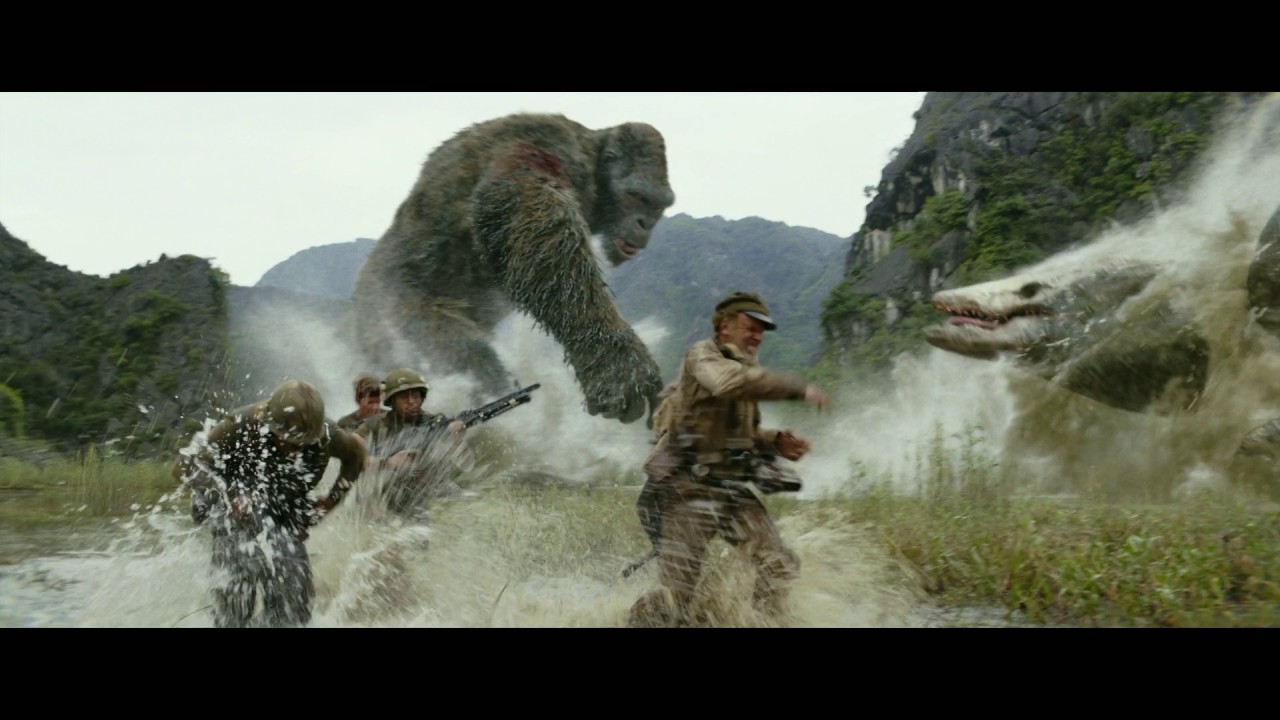 Kong Skull Island Monster Battle Clip Youtube