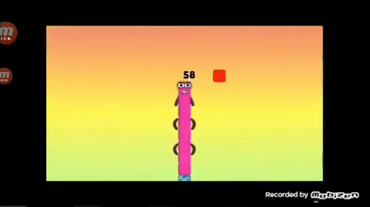 Numberblocks 1-100 tall x16