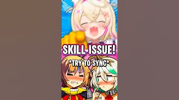 CC and GG try to sync like Fuwamoco...