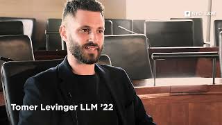 Tomer Levinger Llm 22 On The Legal Theory Specializations Broad Range Of Study