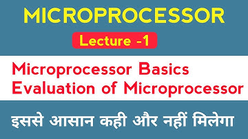 Microprocessor Basic Concepts//Evolution of Microprocessor//mpd lecture//polytechnic 5th semester