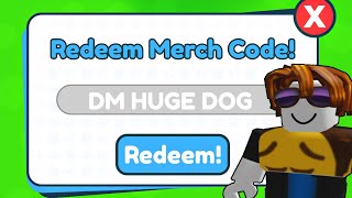 When HACKER Redeems Merch Code in Pet Simulator X!