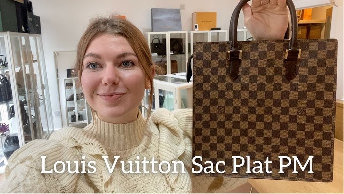 Louis Vuitton: Unboxing Sac Plat Venice PM: Damier Ebene: WIMB & Modshots  😍😍 