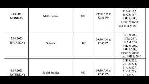 ap 10th 2023 exam dates Released | ap 10th Class public exam timetable 2023  | #ap10thclassexams2023