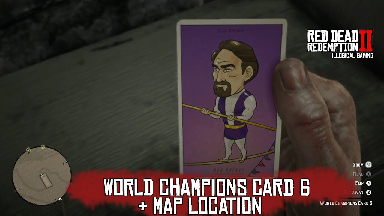 world champions cigarette cards rdr2 World Champions Cigarette Card 6 - Walker E.D. Ewing - Red Dead Redemption  II