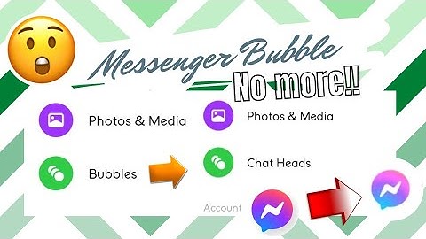 HOW TO: CHANGE Messenger Bubble into CHAT HEADS | Andoid 11 | Monedict