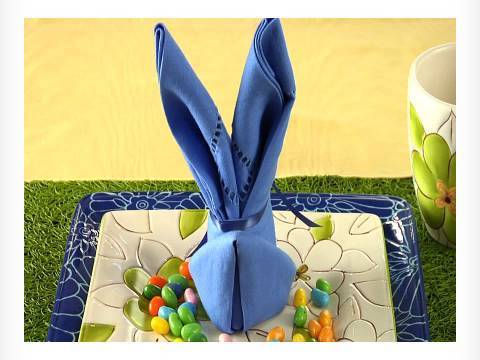 Αποτέλεσμα εικόνας για bunny-napkin-fold