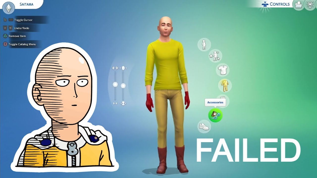 The Sims 4- Failed Character Creations