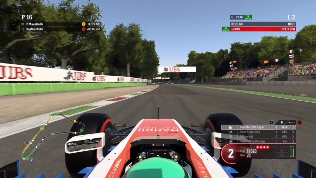 Formula Xbox - Italy Qualifying
