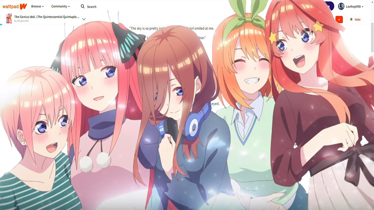 Quintessentialquintuplets Stories - Wattpad