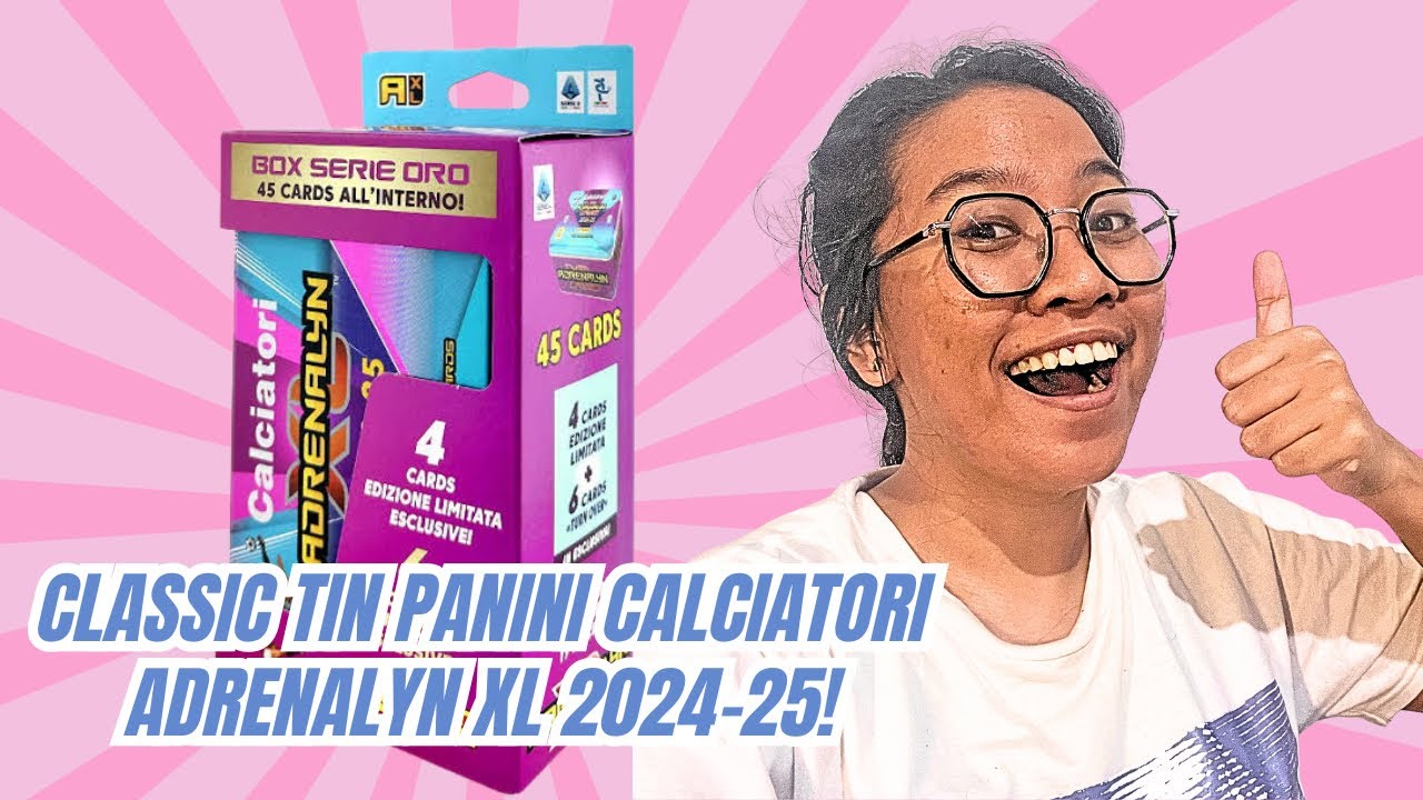 MENCARI KARTU JAY IDZES! Unboxing Kartu Bola Panini Calciatori Adrenalyn XL 2024-25 CLASSIC TIN