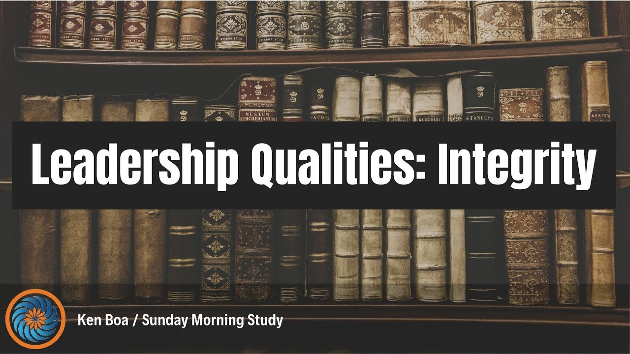 Leadership Qualities Integrity YouTube
