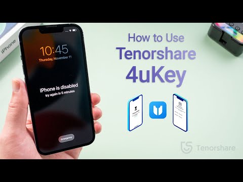 How to Unlock iPhone without Passcode using Tenorshare 4uKey  (If Forgot)