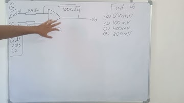 Gate Exam 2019 Electrical (EE) Solutions | Output voltage of Op Amp | Gain | Analog Electronics