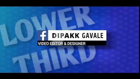 How to make | facebook Lower Third😱 | using kinemaster and pixellab | easy to make | kinemaster.com