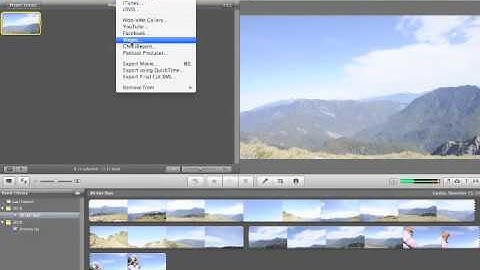 how to export a still frame from imovie