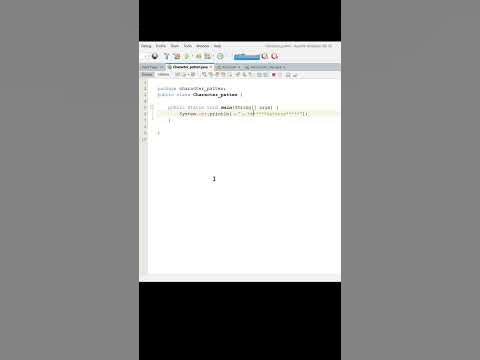 How to Print Alphabet Pattern in Java | Alphabet Pattern #shorts # ...