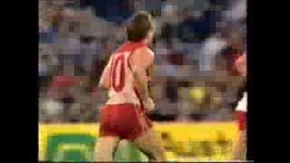 Sydney Swans sink the Crows at Footy Park on the siren. Round 18 - 1991