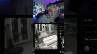 xQc reacts to Corinna Kopf's house get ROBBED... 😯