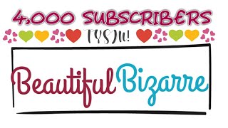 Thank You For 4,000 Subscribers!!