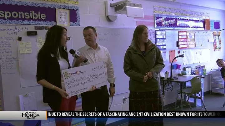 Meadowlark Elementary School awarded One Class At A Time check