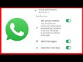 WhatsApp Group Permission Settings | How To Set WhatsApp Group Permission