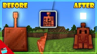How to make Cute Copper Golems in Minecraft Bedrock 1.19!!