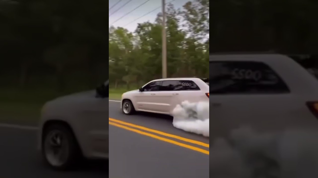 JEEP TRACKHAWK BURNOUT !