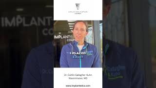 Dr. Caitlin Gallagher-Kuhn of Westminster, MD #dentalimplanttraining #dentist  #dentaleducation