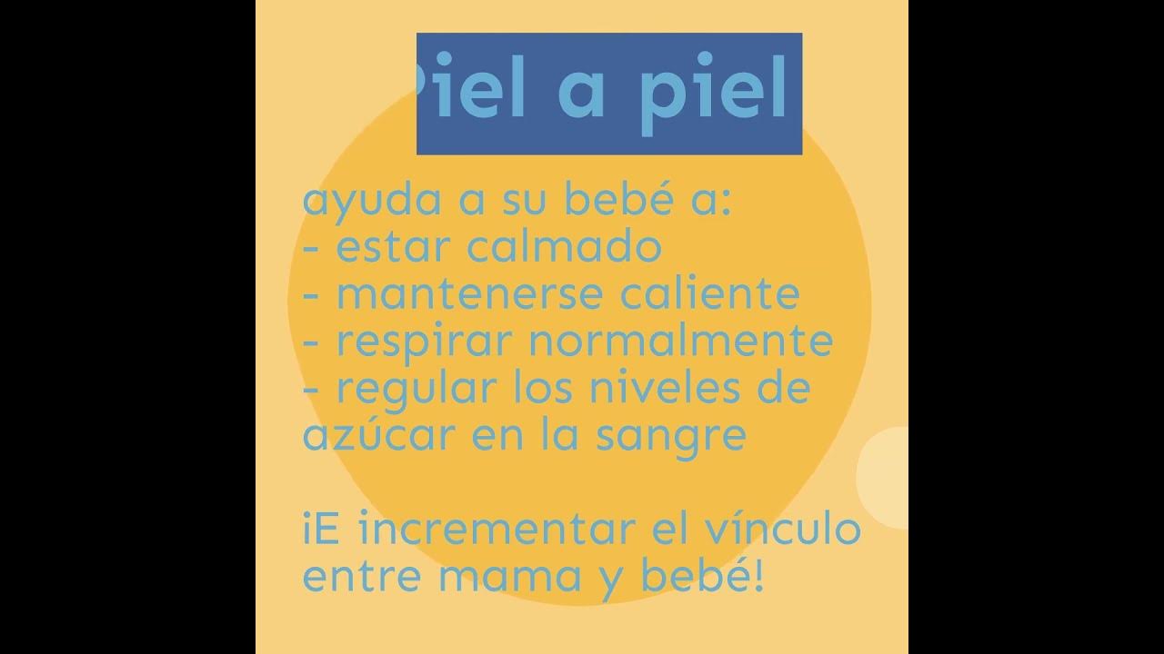 Breastfeed in the 1st hour Spanish YouTube