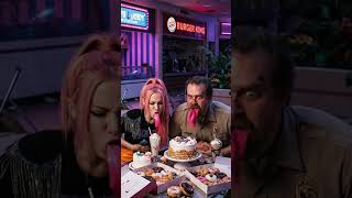 K Pop Demon Hunters Stranger Things Food Test #kpopdemonhunters #rumi #shorts #kpop #strangerthings