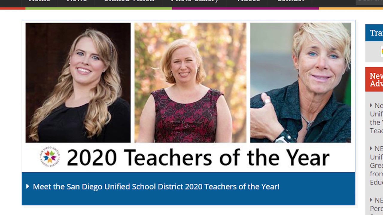 Top Teachers Celebrated By San Diego Unified School District Amid COVID ...