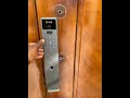 Intelligent smart door lock on a wide royal door. #automation #home #homeautomation #smartlock