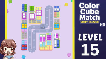 Color Cube Match Level 15 Solution Walkthrough