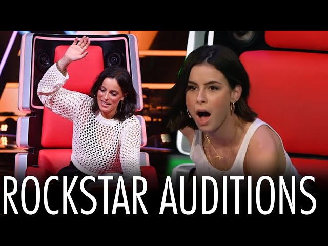 BEST ROCKSTAR COVERS OF ALL TIME | THE VOICE BEST AUDITIONS class=