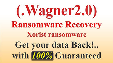 || SOLVED || Wagner (.Wagner2.0) Xorist ransomware virus - removal and decryption