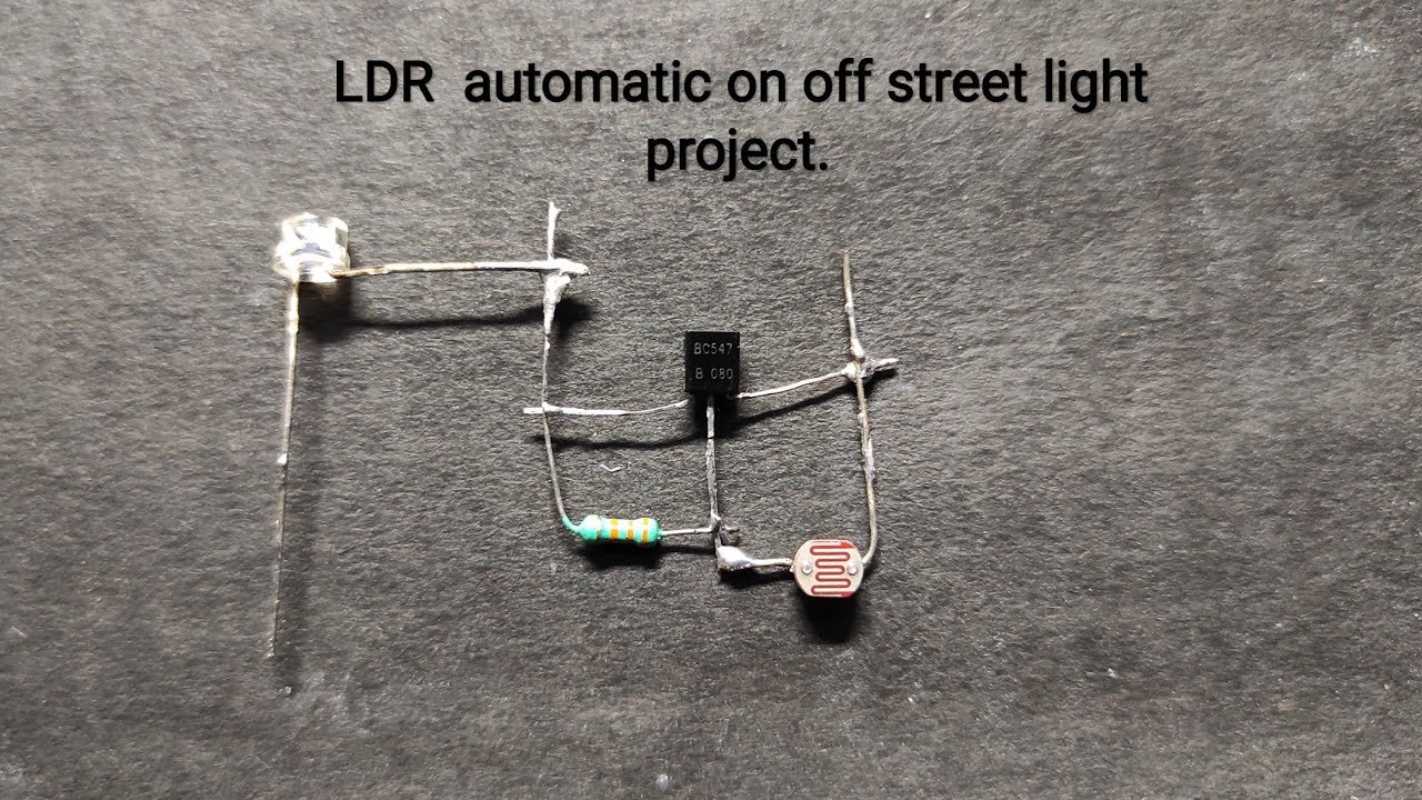 how to make automatic on off street light project - YouTube