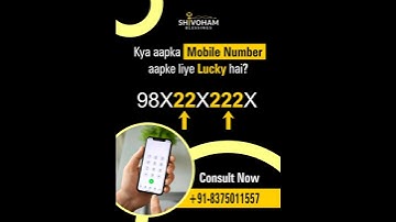 22 / 222 combination in your Mobile Number - Mobile Numerology - Har Har Mahadev